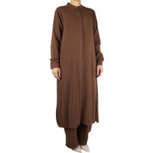 Kadın Hakim Yaka Tunik Önü Gizli Düğmeli Yanlardan Gizli Cepli Pantolon Beli Lastikli Pantolonlu Takım