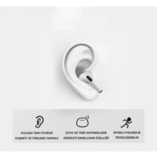 Kappgo Apple Airpods Pro1 ve Pro2 2025 Serisi Silikon Yedek kulaklık Ucu (2 Small) (2 Large) Toplam 4 Adet