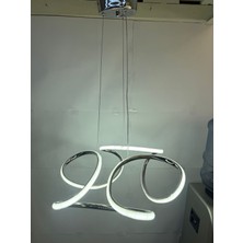 Er-Es Aydınlatma 3 Renk Işıklı Modern Sarkıt Gold Kasa LED Avize Ledli Avize