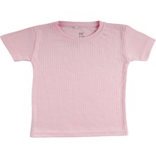 Fitilli Kısa Kol Body Pembe