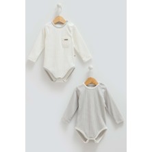 Happy Boy Çıtçıtlı Ikili Body Gri