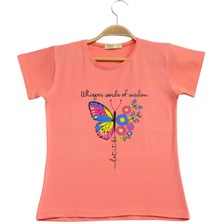 Kelebek Tshirt Somon