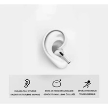 Kappgo Apple Airpods Pro 1 ve Pro 2 Tam Uyumlu Kaymaz ve Silinebilir Silikon Kulaklık Ucu