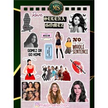 Selena Gomez Sticker Set Selena Marie Gomez Laptop Tablet Telefon Ajanda Bullet Journal Sticker