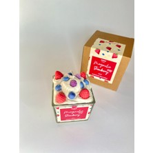 El Yapımı Magnolia Mum -Doğal Soya Wax - Vanilya Kokulu