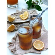330 ml Borosilikat Cam Bardak Seti (Cam Pipetli) Tekli – Kahve, Çay ve Tüm Soğuk & Sıcak Içecekler Için