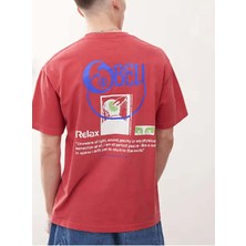 Obey Relax Erkekler Için Casual Kırmızı Sweatshirt - Rahat Moda Tercihiniz