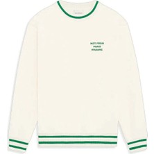 Erkekler Için Slogan Baskılı 100% Pamuk French Terry Sweatshirt - Le Sweatshirt