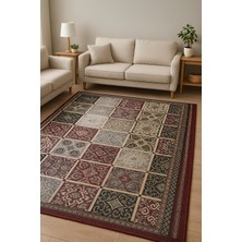 HCCOMPANYFABRİCON MODERN DESENLİ HALI ÖRTÜSÜ GRİ  9 m²