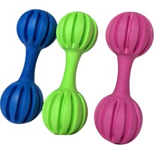 Zen Dog Dayanıklı Kauçuk Köpek Oyuncağı - Dumbbell Şeklinde Diş Temizleyici ve Eğlenceli Çiğneme Oyuncağı