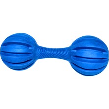 Zen Dog Dayanıklı Kauçuk Köpek Oyuncağı - Dumbbell Şeklinde Diş Temizleyici ve Eğlenceli Çiğneme Oyuncağı