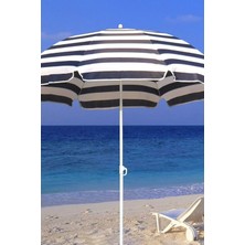 Plaj Balkon Teras Deniz Bahçe Şemsiyesi Katlanır Kolay Kullanım 2 Metre ( Bidonsuz )