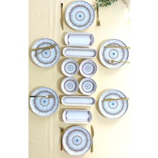 Blue Eyes 6 Kişilik 14 Parça Kahvaltı Takımı