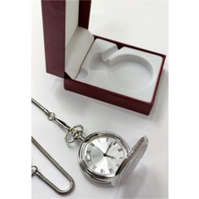 Özel Tasarım Roma Rakamlı Köstekli Cep Saati