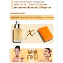 Rein Glatt Cosmetic Cilt  Kojik Asit Sabun ve Kojic Sabun Set Eşit Ton ve Pürüzsüzlük Için Güçlü Ikili Bakım