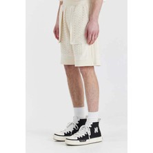 Bej Renk Heritage Şort - Erkekler Için Konforlu ve Şık Seçim