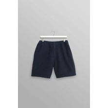 Erkekler Için Kurt Short Honeycomb Dobby: Rahat Kesim, %100 Pamuklu Şort