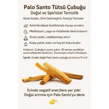 Orijinal Peru Palo Santo Tütsü 3'lü Set Negatif Enerji Temizleyici Spiritüel Arınma & Meditasyon