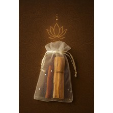 Orijinal Peru Palo Santo Tütsü 3'lü Set Negatif Enerji Temizleyici Spiritüel Arınma & Meditasyon