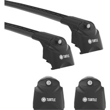 Turtle Mercedes-Benz EQA(H243) Turtle Ara Atkı Taşıyıcı Bar 2021-2025 Arası Uyumlu - Turtle Air2 Siyah