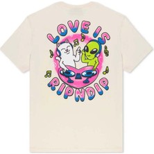Love Is Ripndip T-Shirt - %100 Pamuk, Doğal Renk, Rahat Kesim