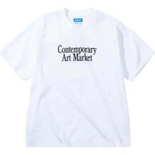 Smiley C.a.m. Beyaz T-Shirt - %100 Pamuklu Erkek Tişörtü