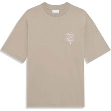 100% Pamuk Slogan Vignes T-Shirt - Rahat Kesim ve Şık Tasarım