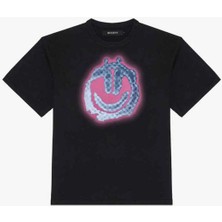 History Of Acid House T-Shirt – Yıpranmış Siyah Pamuklu Tişört