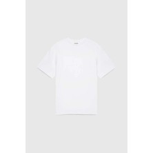 Süper Rahat Dean T-Shirt Beyaz - %100 Organik Pamuk, Kutulu Kesim ve Aşırı Konfor