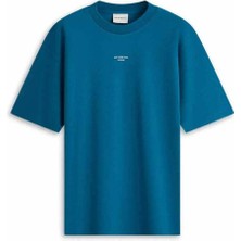 Le T-Shirt Classique Nfpm - %100 Pamuklu, Slogan Baskılı ve Rahat Kesim T-Shirt