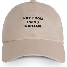 La Casquette Sloganlı Erkekler Için 100% Pamuk 6 Panel Beyzbol Şapkası