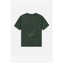 Organik Pamuklu Yeşil Green Hawk T-Shirt | Erkekler Için Rahat Kesim