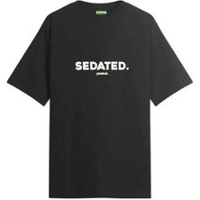 Siyah Sedated T-Shirt Erkekler Için - Rahat ve Şık Tasarım