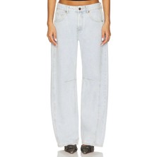 Kadınlar Için %100 Pamuk Mavi Denim Renacida Jean - Şıklığı ve Rahatlığı Bir Arada