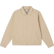 obey Stripe Zip Up Jacket - Erkekler Için Şık ve Rahat Moda Seçeneği