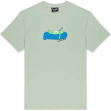 Yüzde 100 Pamuklu Yeşil Sleepy T-Shirt - Rahat ve Şık Tasarım