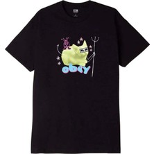 Obey Cat Erkek Tişörtü - Klasik Fit, %100 Pamuk Konforu