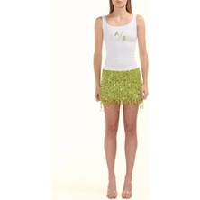 El Yapımı Boncuklu Patch Tank Top: Şık ve Konforlu Kadın Üstü