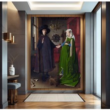 Arnolfini’nin Evlenmesi - Arnolfini Portrait Kanvas Tablo