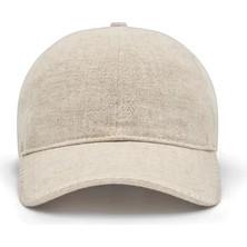 Şık La Casquette Drôle Lin Beyaz Erkek Şapka - El Işi Detaylar ve Ayarlanabilir Tasarım