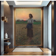 The Song Of The Lark By Jules Breton Kanvas Tablo