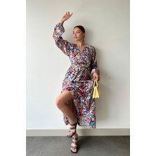 Kuşaklı Elbise-Mint