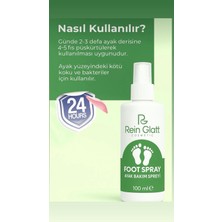 Rein Glatt Cosmetic Çay Ağacı Özlü Ayak ve Tırnak Mantar Koku Gidermeye Yardımcı Nemlendirici Bakım Spreyi