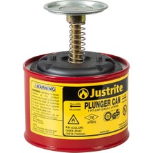 Justrite 0,5lt Güvenlikli Plunger Can – Yanıcı Sıvılar Için Banma Kabı