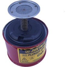 Justrite 0,5lt Güvenlikli Plunger Can – Yanıcı Sıvılar Için Banma Kabı