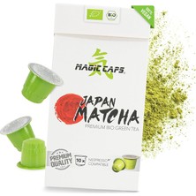 Matcha Magic Matcha Çay Kapsülü 2 x 10 Adet Japon Kagoshima Menşeli Makine Uyumlu