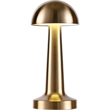 NOAS-YL86-1230-ATINA Masa Lambasi Şarj Edilebilir Gold-3 Renk Işik Dsdrn
