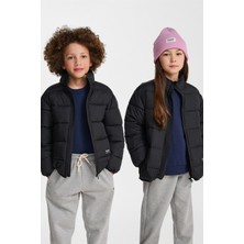 Hummel Lightweight Puffer Çocuk Siyah Dik YakaMont