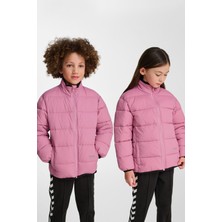 Hummel Lightweight Puffer Çocuk Pembe Dik Yaka Mont