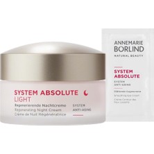 System Mutlak Gece Kremi Işık 50ML + Göz Kremi Numune Seti